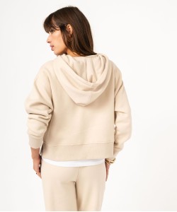 Sweat à capuche coupe courte femme